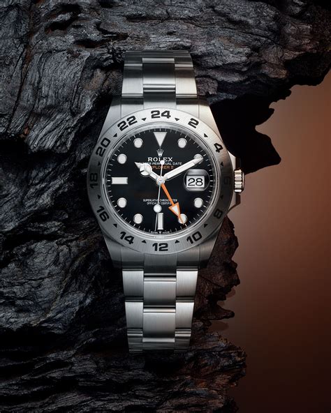 hour markers rolex explorer 2 are made of gold|rolex explorer 2 watch.